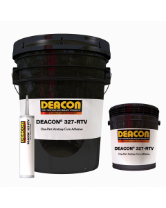Image of Deacon 327-RTV One-Part Acetoxy Cure Black Silicone Adhesive